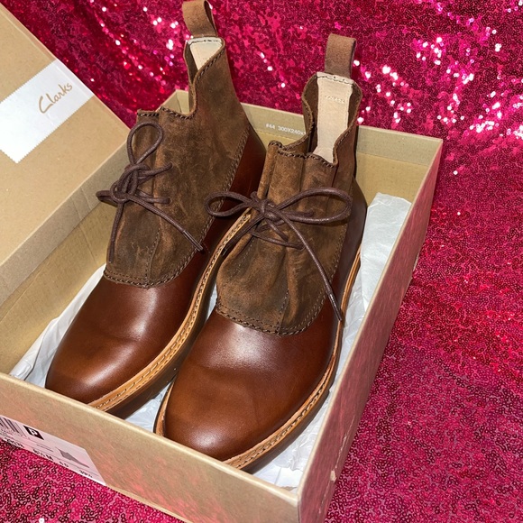 Clarks Trace Fawn Boots - Picture 3 of 4